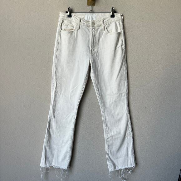 MOTHER The Insider Ankle Fray in Natural Size 28 - Picture 2 of 7